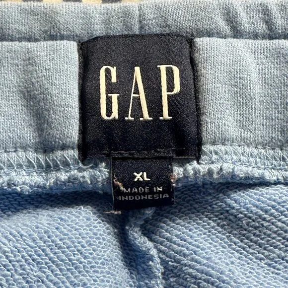 Gap Womens Blue Drawstring Lounge Shorts XL Coastal Beach Athletic - Picture 3 of 7